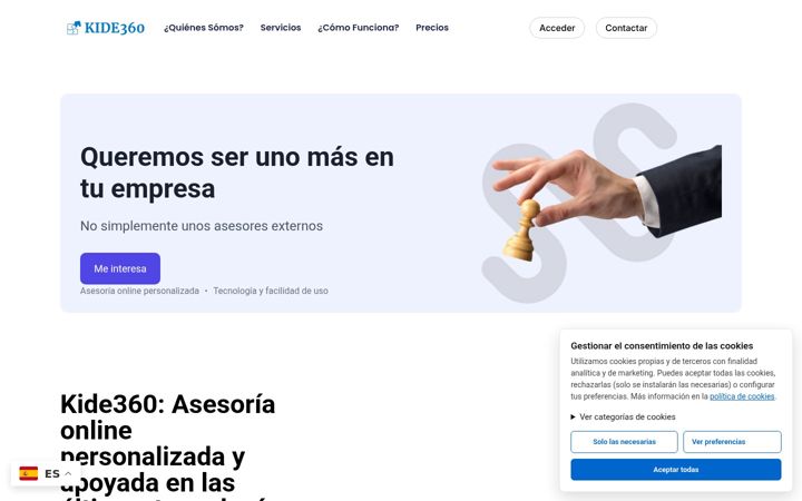 Screenshot of kide360.com