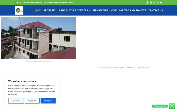 Screenshot of kidefisesacco.com