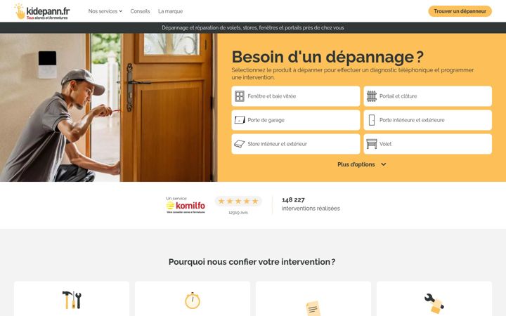 Screenshot of kidepann.fr