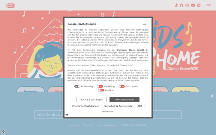 Screenshot of kids-at-home-2020.de