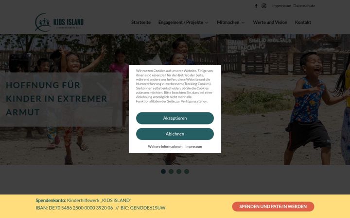 Screenshot of kids-island.com
