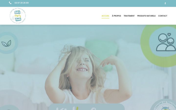 Screenshot of kids-poux.fr