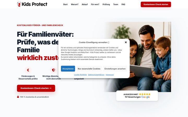Screenshot of kids-protect.de
