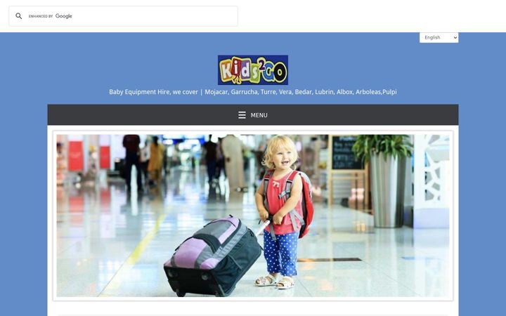 Screenshot of kids2go.eu