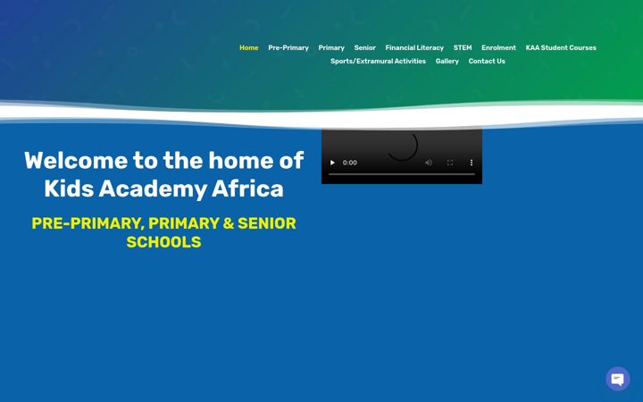 Screenshot of kidsacademyafrica.co.za