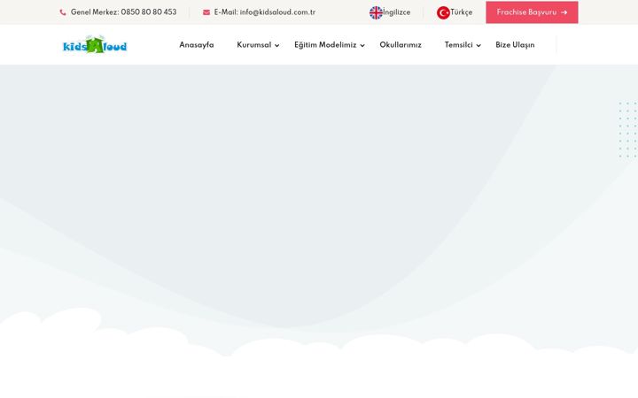 Screenshot of kidsaloud.com.tr