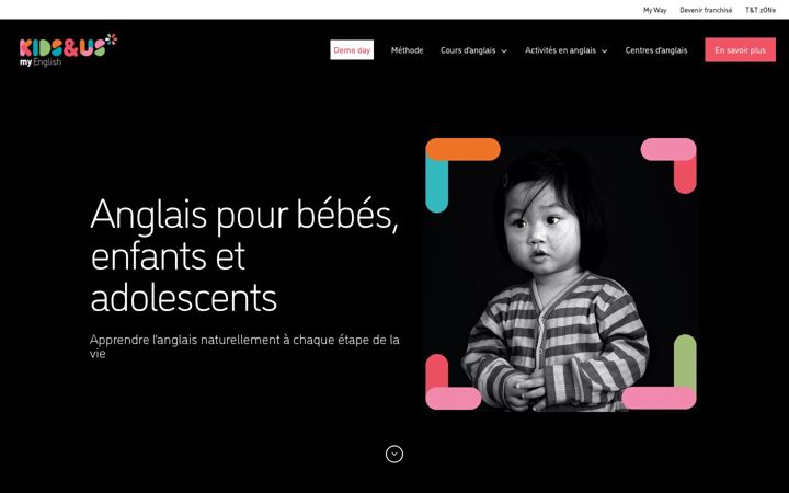 Screenshot of kidsandus.be