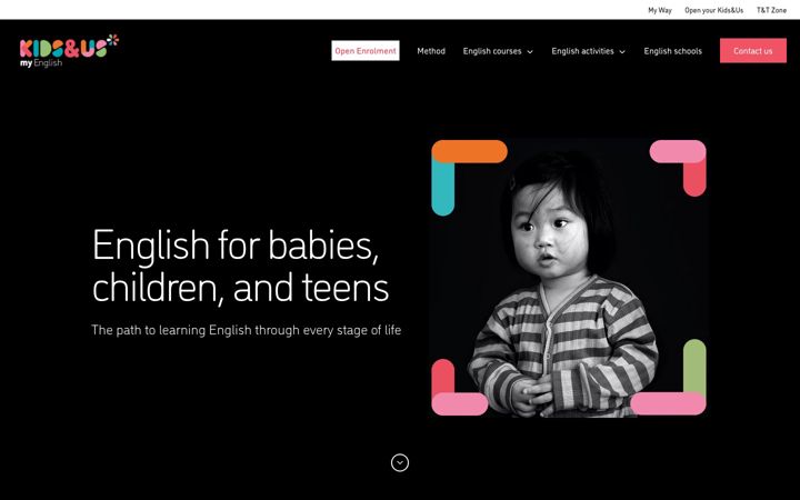Screenshot of kidsandus.com