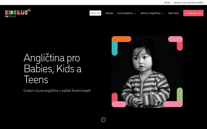 Screenshot of kidsandus.cz
