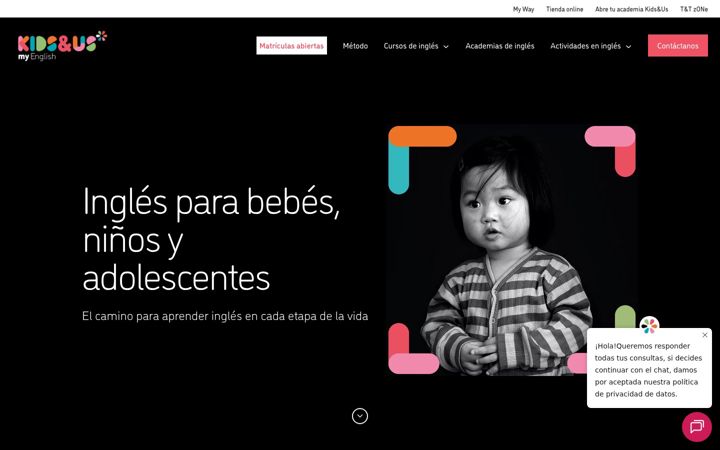 Screenshot of kidsandus.es