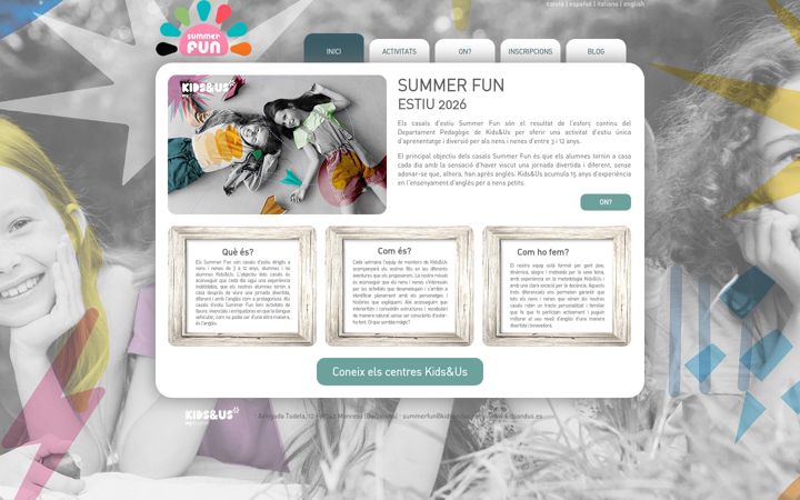 Screenshot of kidsandussummerfun.com