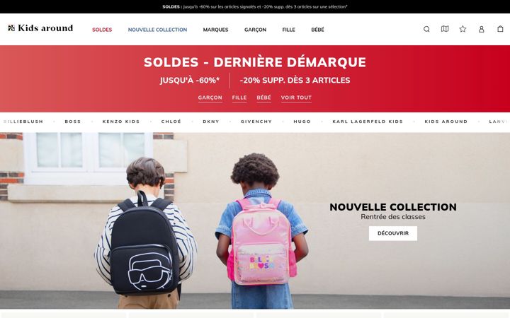 Screenshot of kidsaround.com