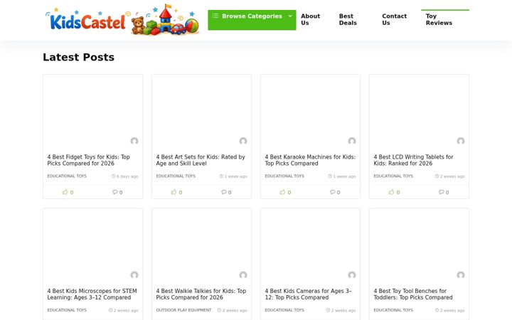 Screenshot of kidscastel.com