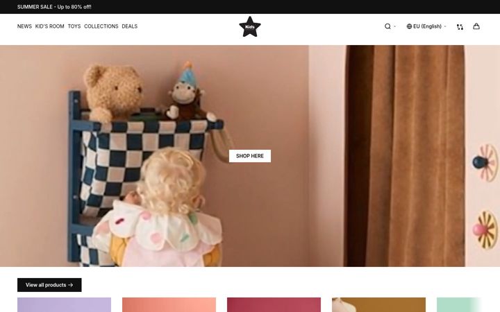 Screenshot of kidsconcept.com