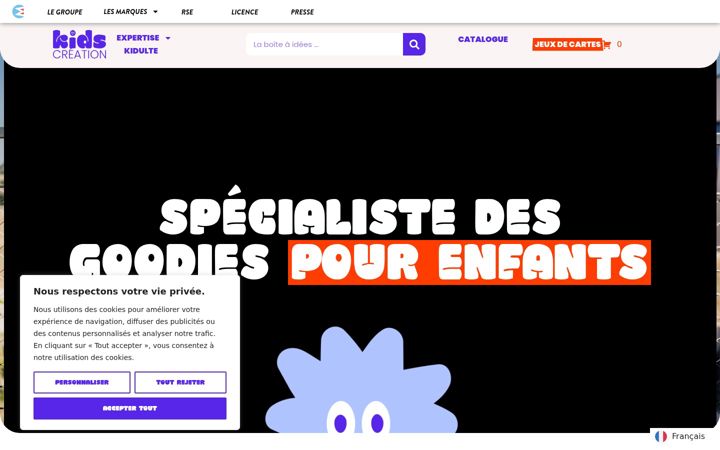 Screenshot of kidscreation.fr