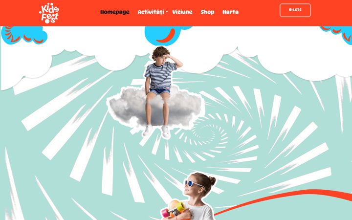 Screenshot of kidsfestro.ro