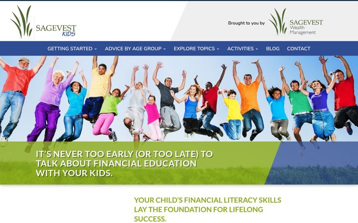 Screenshot of kidsfinancialeducation.com