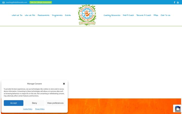 Screenshot of kidslifestudio.com