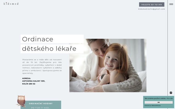 Screenshot of kidsmed.cz