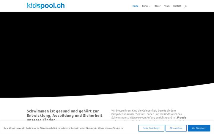 Screenshot of kidspool.ch