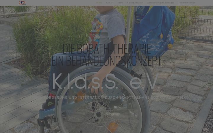 Screenshot of kidss-ev.de