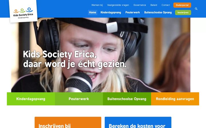 Skærmbillede af kidssociety.nl