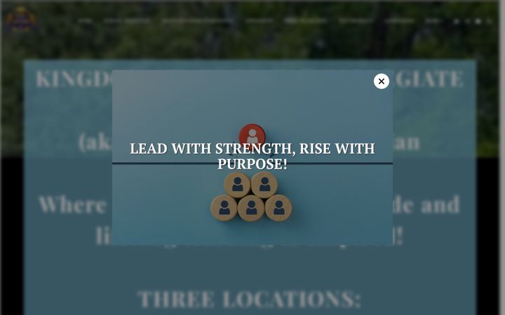 Screenshot of kidstarsrisingacademy.com