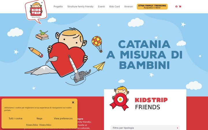 Screenshot of kidstrip.it