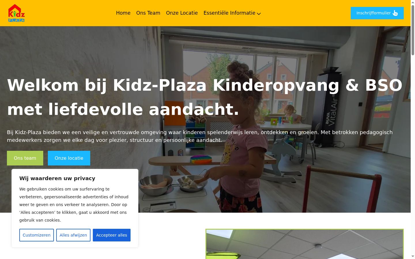 Zrzut ekranu banera zgody wyświetlanego przed jakąkolwiek interakcją