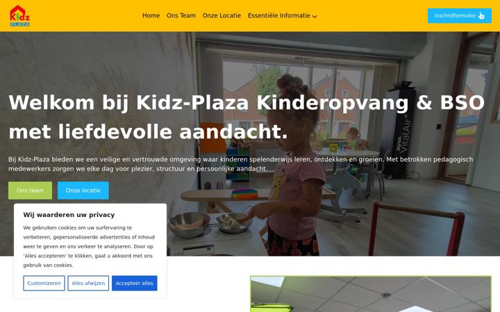 Screenshot of kidz-plaza.com
