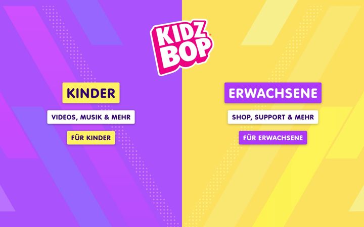 Screenshot of kidzbop.de