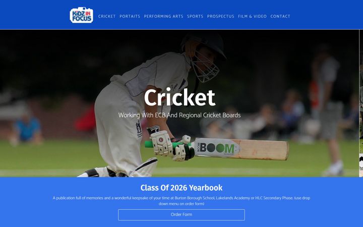 Screenshot of kidzinfocus.co.uk