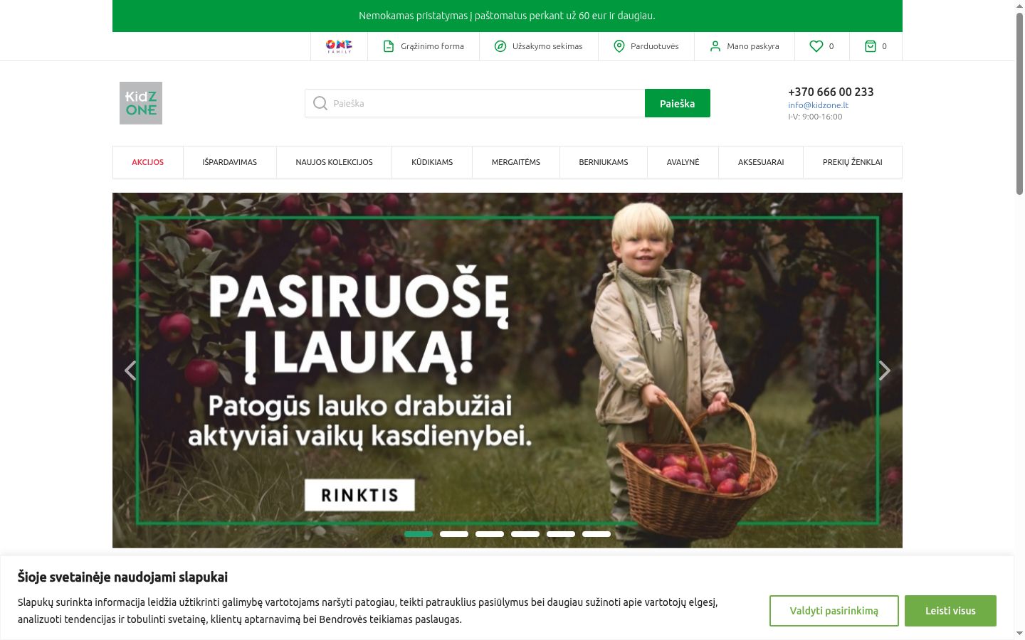 Képernyőkép a bármilyen interakció előtt megjelenő hozzájárulási bannerről
