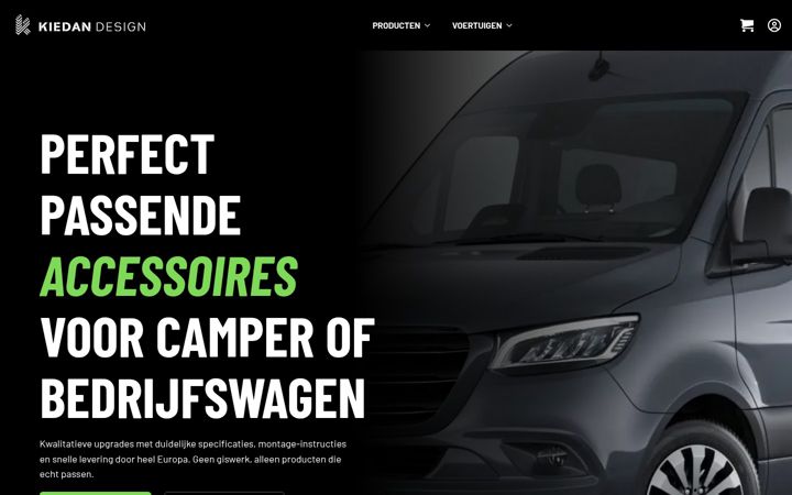 Screenshot of kiedan.nl
