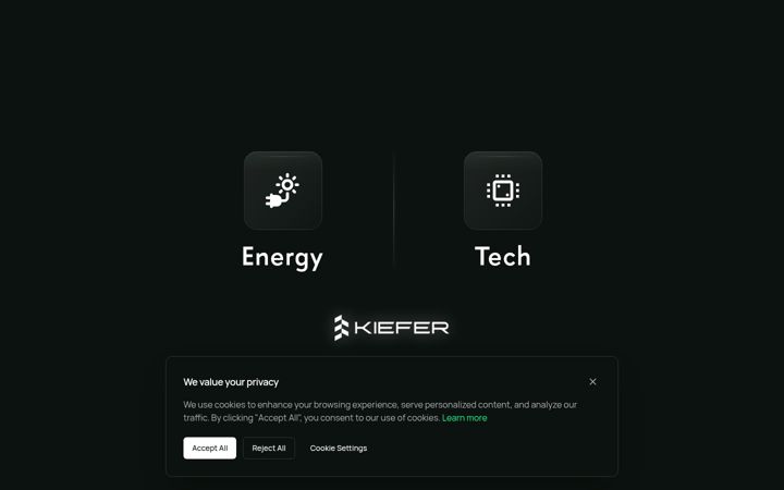 Screenshot of kiefer.gr
