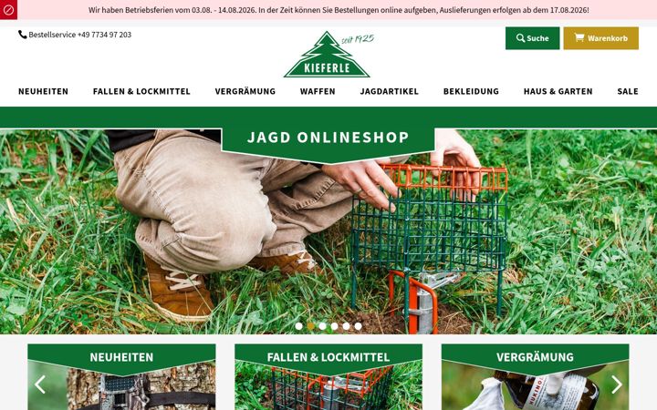 Screenshot of kieferle.com