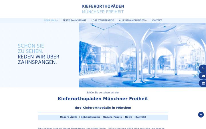 Screenshot of kieferorthopaede-muenchen.com