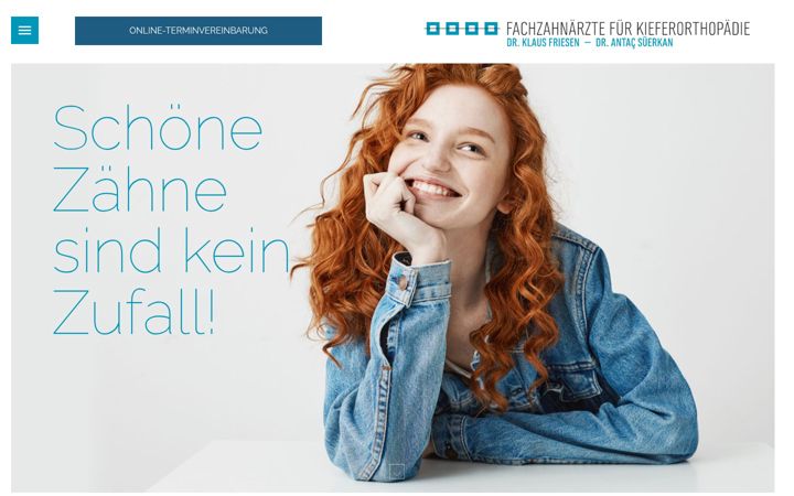 Screenshot of kieferorthopaede.de