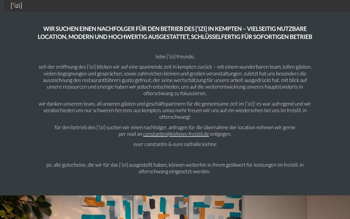 Screenshot of kiehnes-izi.de