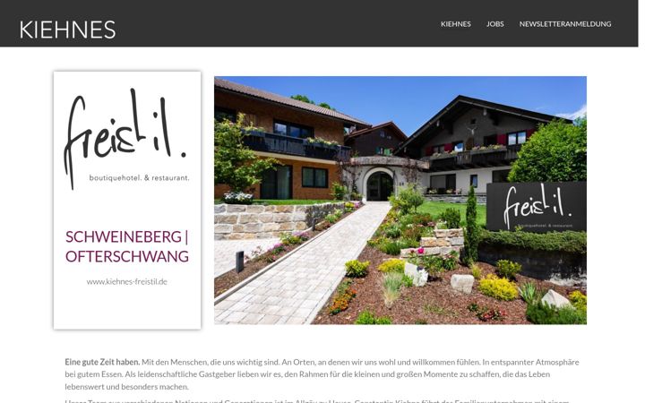 Screenshot of kiehnes.com