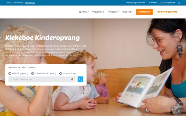 Kuvakaappaus sivustosta kiekeboe.info