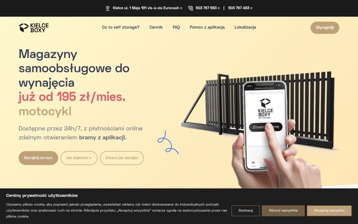 Screenshot of kielceboxy.pl