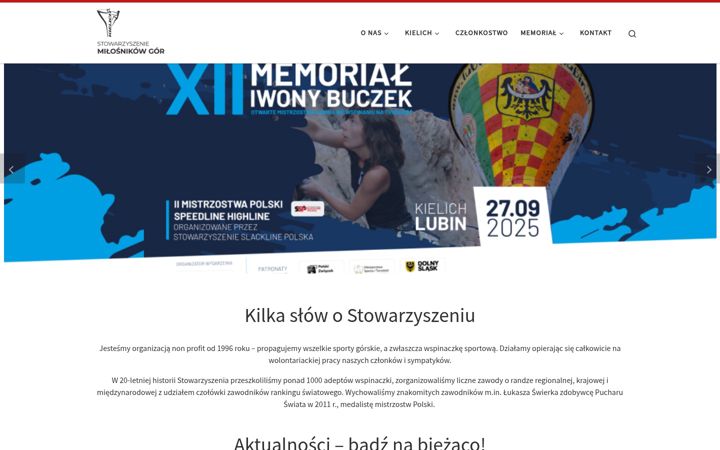 Screenshot of kielich.lubin.pl