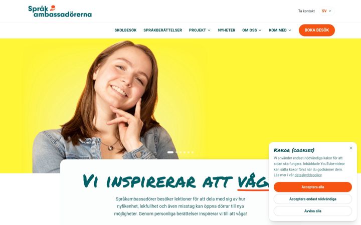 Screenshot of kielilahettilaat.fi