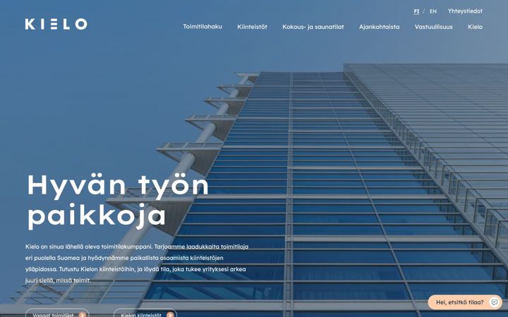 Screenshot of kielotoimitilat.fi