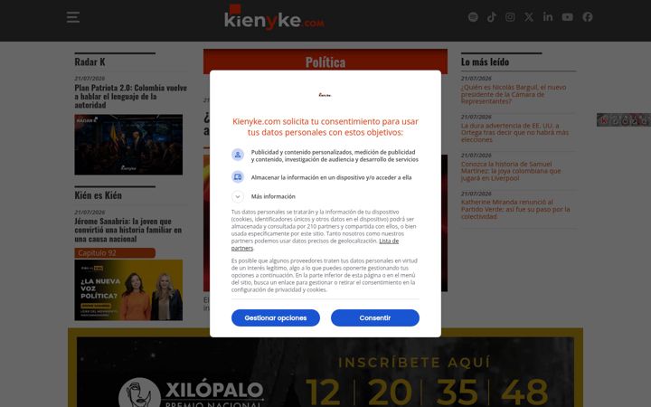 Ekrānuzņēmums no kienyke.com