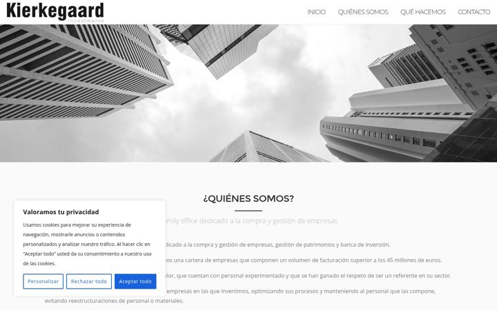 Screenshot of kierkegaard.es
