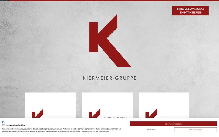 Screenshot of kiermeier-gruppe.de
