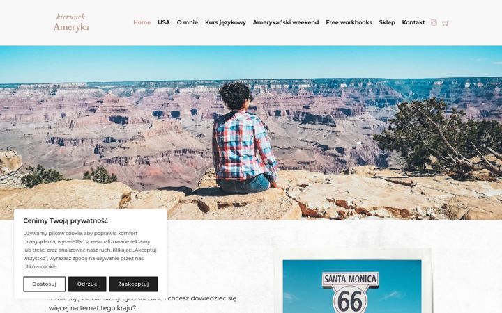 Screenshot of kierunekameryka.pl