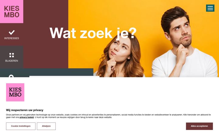 Screenshot of kiesmbo.nl
